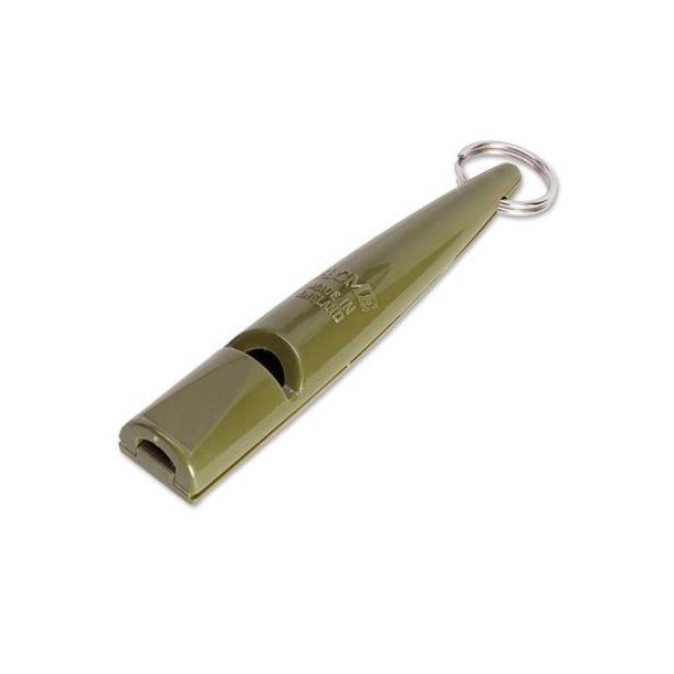 Acme olive drab hundefljte uden kugle